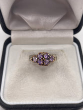 Load image into Gallery viewer, 9ct gold amethyst ring
