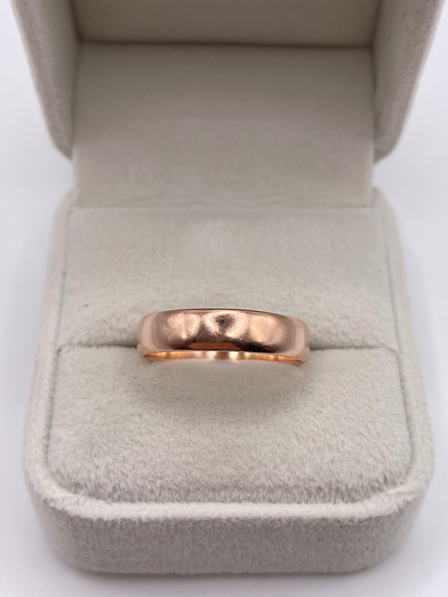 9ct rose gold band