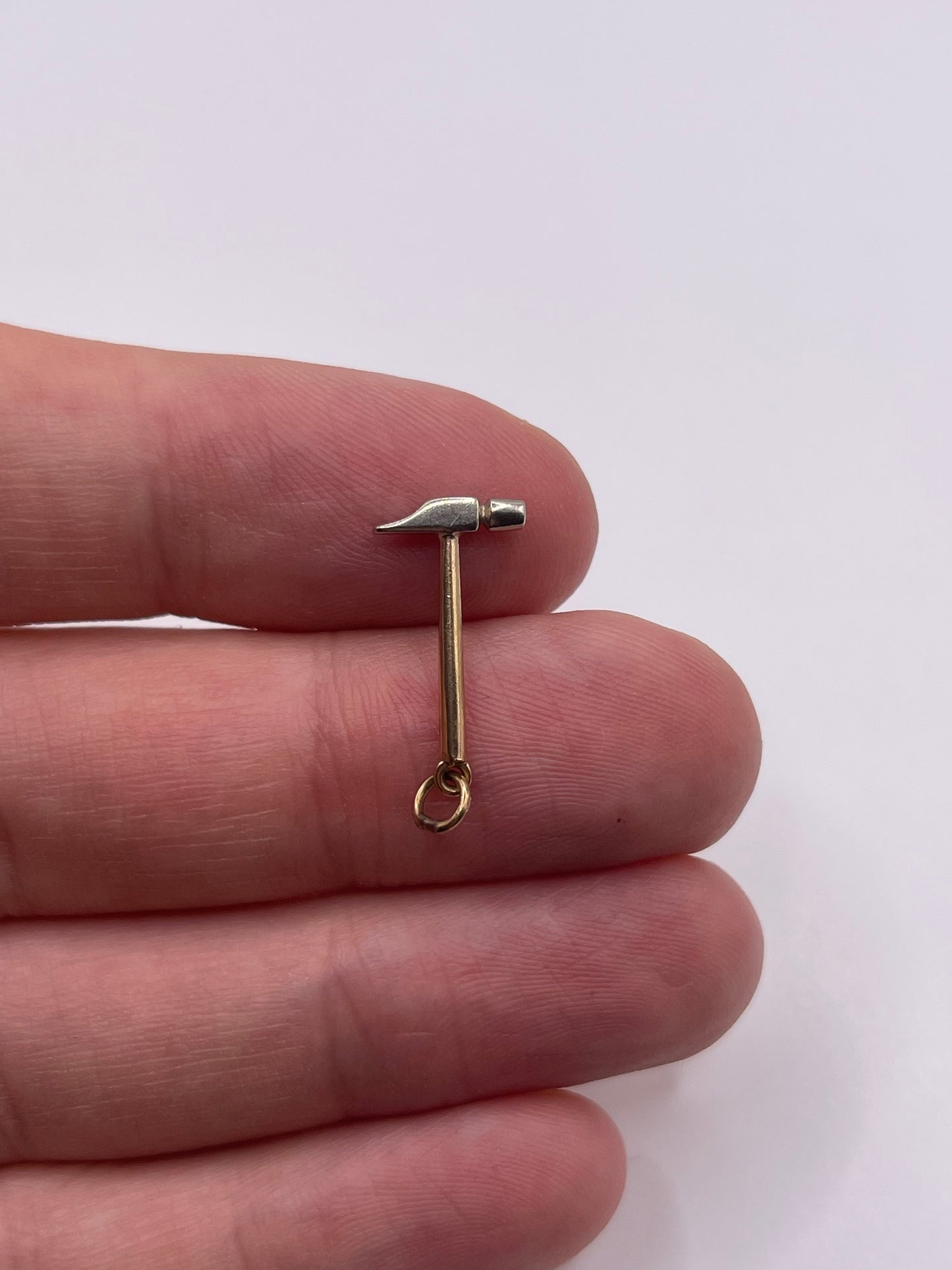 9ct gold hammer charm