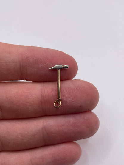 9ct gold hammer charm