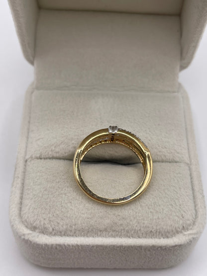 9ct gold diamond ring