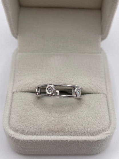 18ct white gold diamond eternity ring