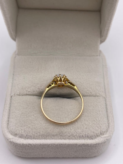 9ct gold opal ring