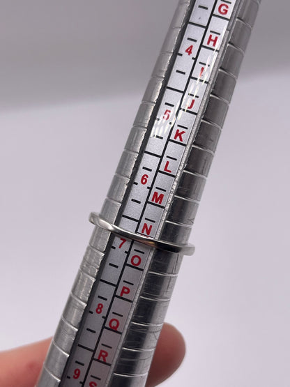 9ct white gold blue diamond cluster ring