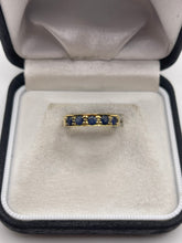 Load image into Gallery viewer, 14ct gold sapphire ring
