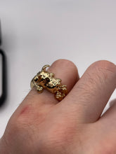 Load image into Gallery viewer, 9ct gold schnauzer dog ring
