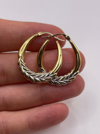 9ct gold Creole earrings