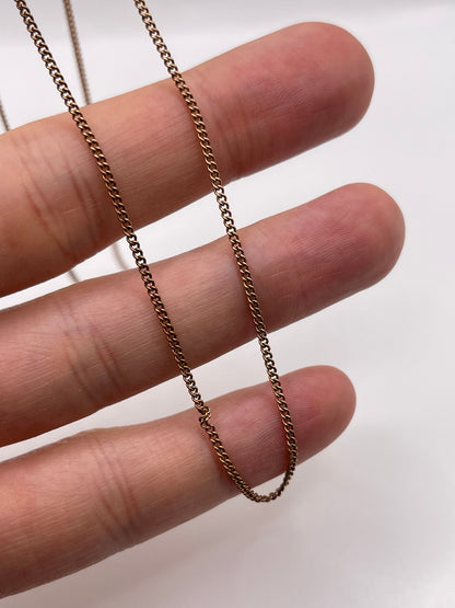 9ct rose gold chain 125