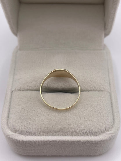 9ct gold signet ring