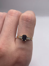 Load image into Gallery viewer, 14ct gold sapphire and diamond ring
