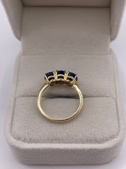 9ct gold kyanite ring