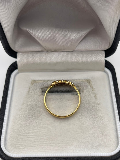 18ct gold diamond ring