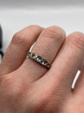 Load image into Gallery viewer, 9ct gold topaz and diamond ring
