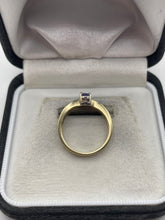 Load image into Gallery viewer, 9ct gold tanzanite and diamond ring
