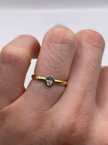 18ct gold diamond ring