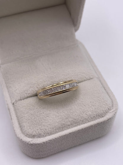 9ct gold diamond ring