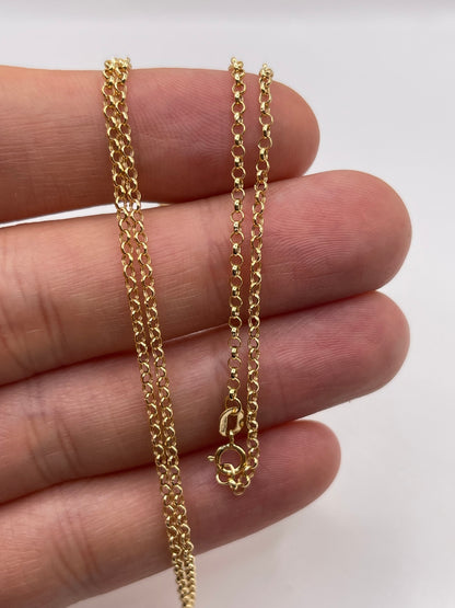 9ct gold chain 438