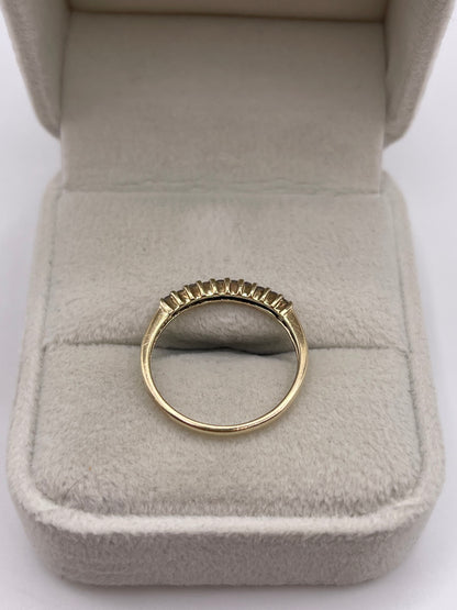 9ct gold diamond ring