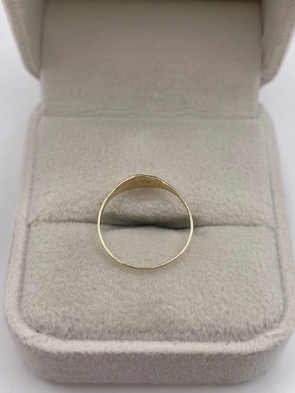 9ct gold signet ring