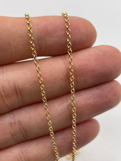 9ct gold chain 298