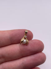 Load image into Gallery viewer, 14ct gold pearl and diamond pendant
