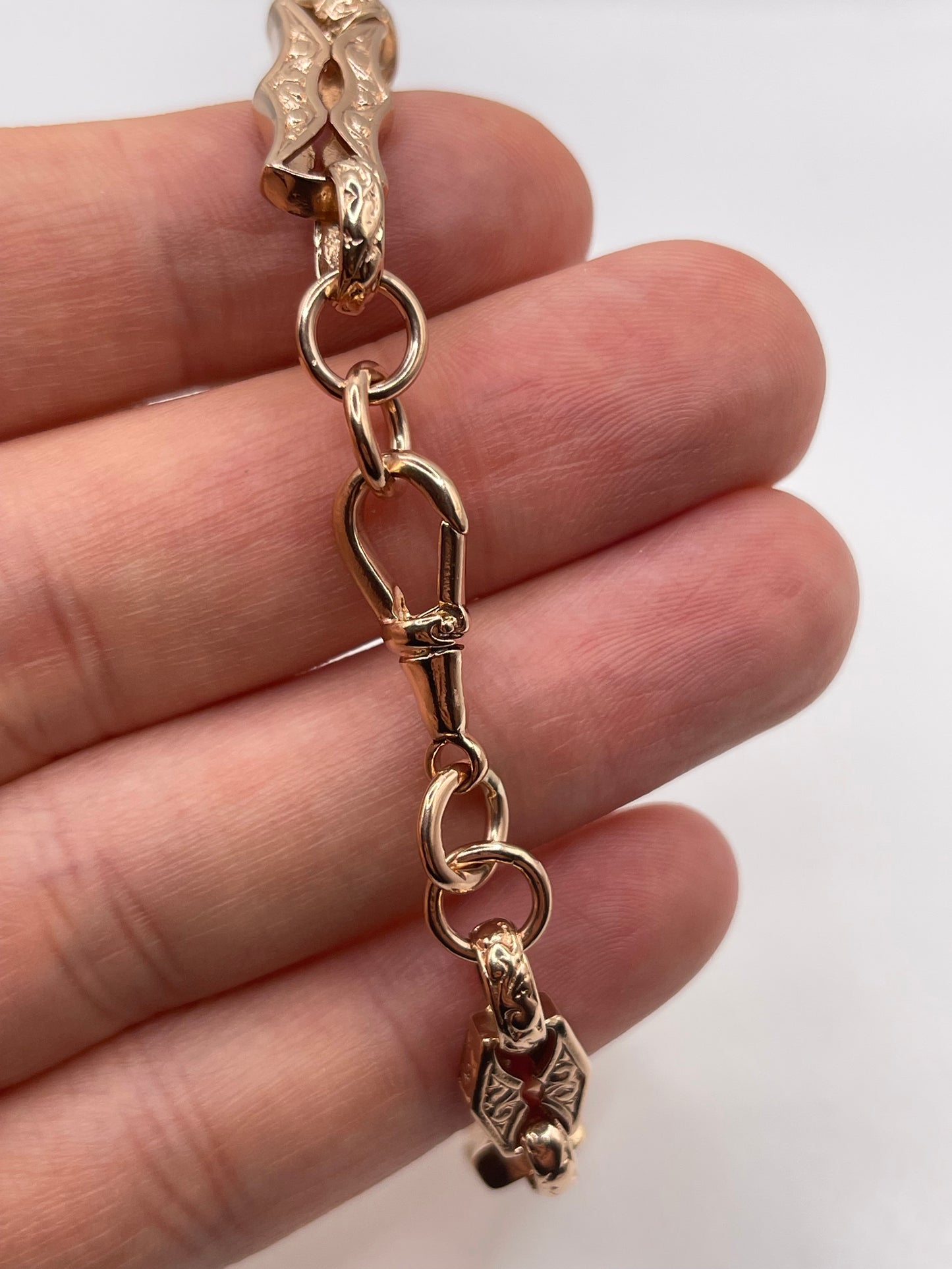 9ct rose gold bracelet