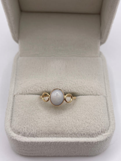 9ct gold opal ring