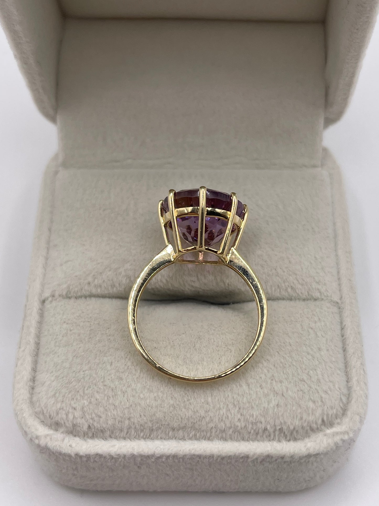 9ct gold ametrine ring