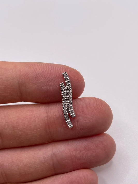 9ct gold diamond pendant