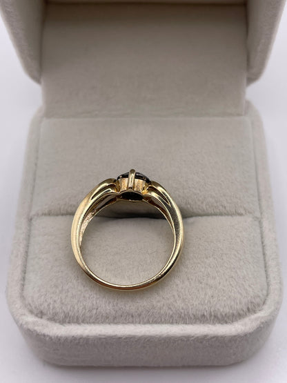 9ct gold diamond ring