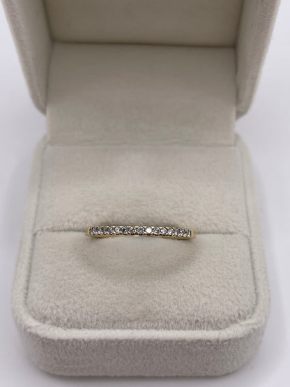 9ct gold diamond ring