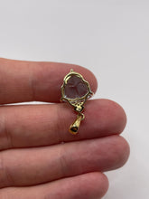 Load image into Gallery viewer, 9ct gold topaz and diamond pendant
