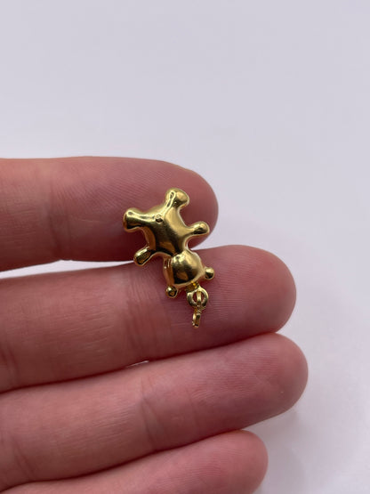 9ct gold teddy charm