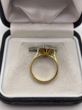 Load image into Gallery viewer, 18ct gold diamond cluster ring
