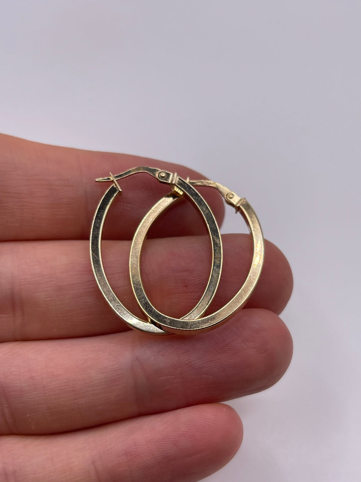 9ct gold Creole earrings