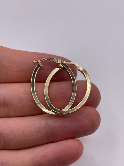 9ct gold Creole earrings