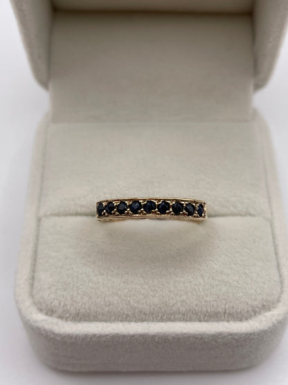 9ct gold sapphire ring
