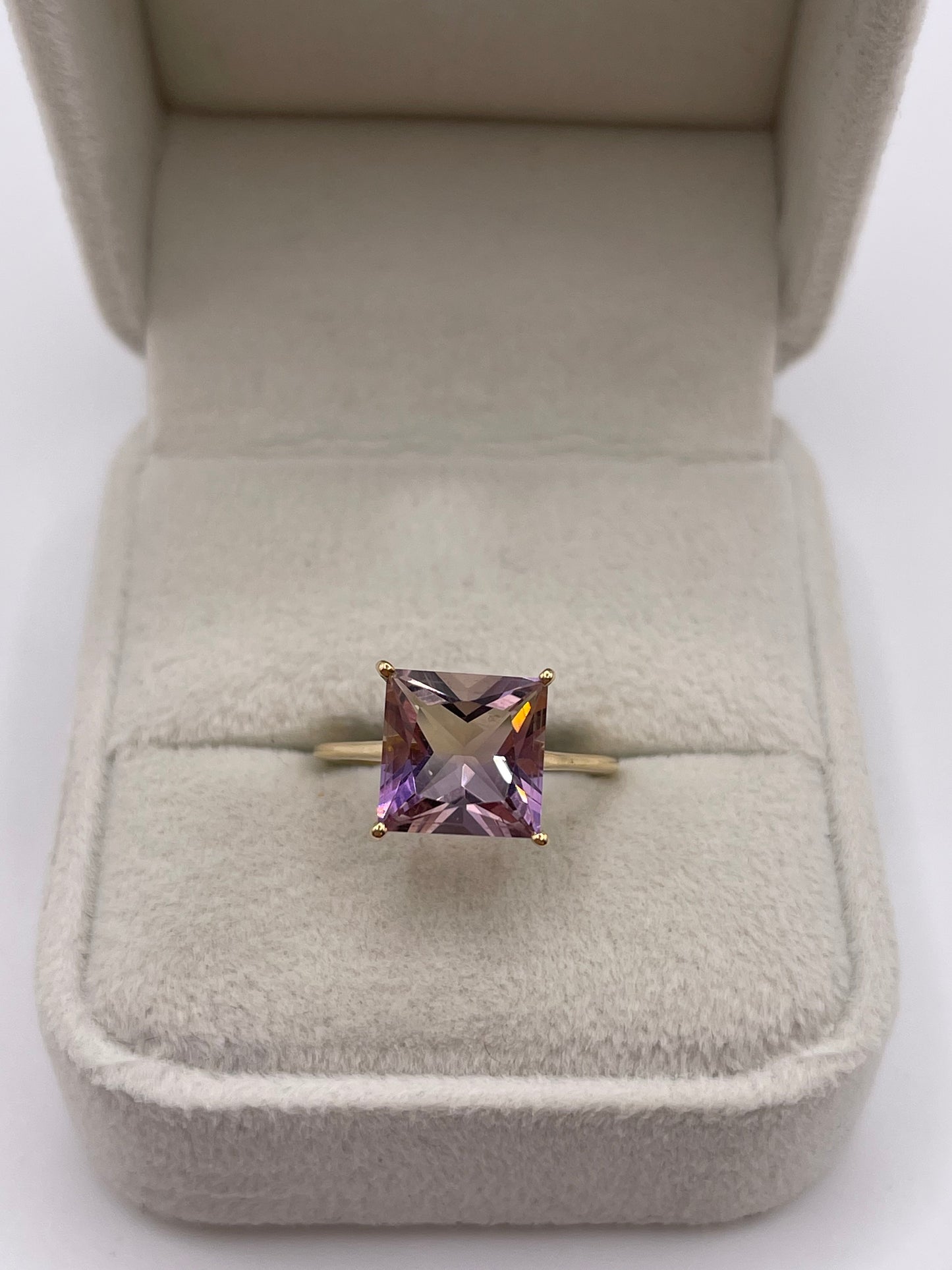 9ct gold ametrine ring