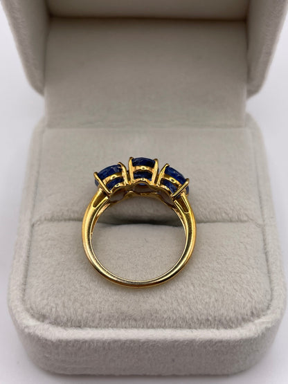 9ct gold kyanite ring