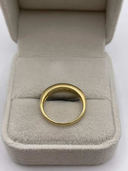 18ct gold 50 point diamond ring