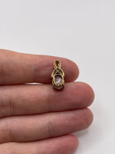 Load image into Gallery viewer, 9ct gold star ruby and diamond pendant
