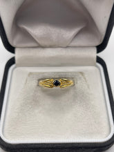 Load image into Gallery viewer, 9ct gold sapphire ring
