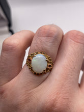 Load image into Gallery viewer, 14ct gold opal ring
