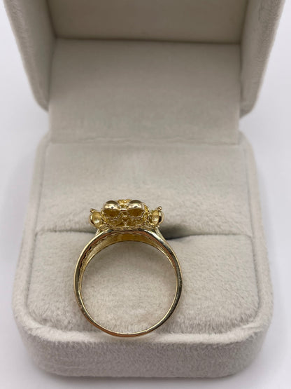 9ct gold ragdoll ring