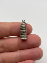 Load image into Gallery viewer, Silver leaning tower of pisa charm
