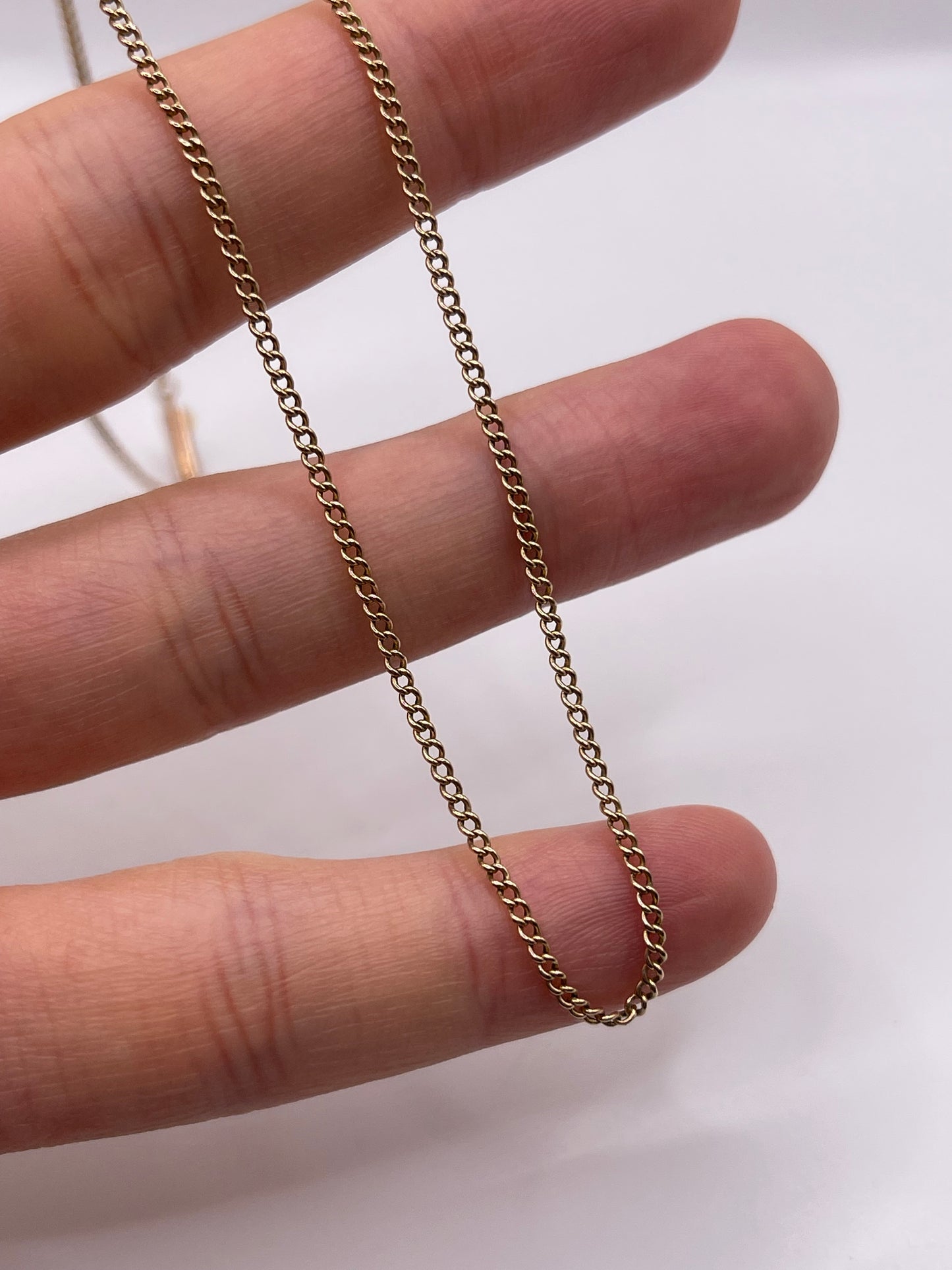Antique 9ct rose gold chain 492