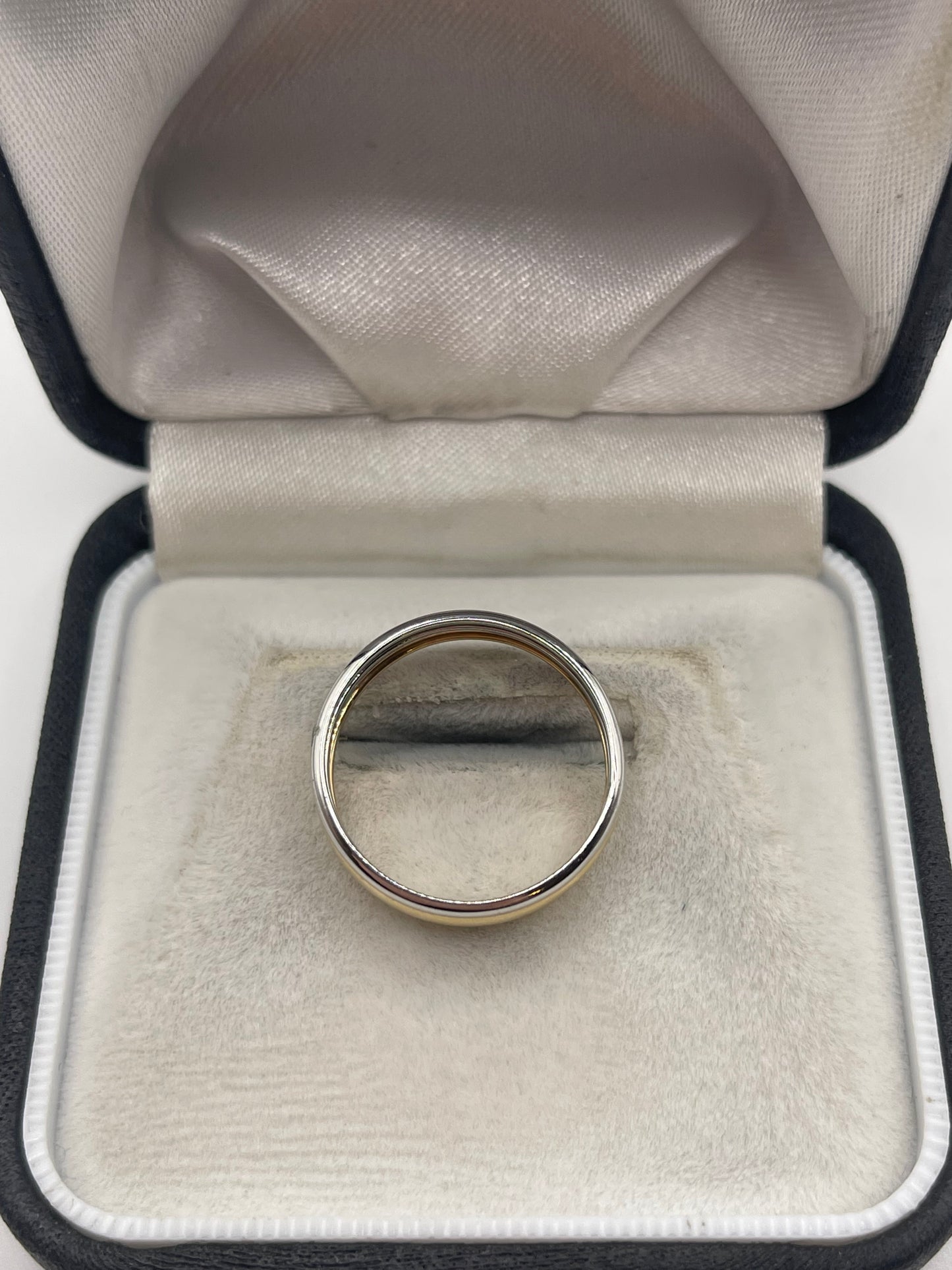 9ct two tone gold ring
