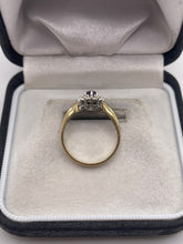 Load image into Gallery viewer, 9ct gold amethyst and diamond ring
