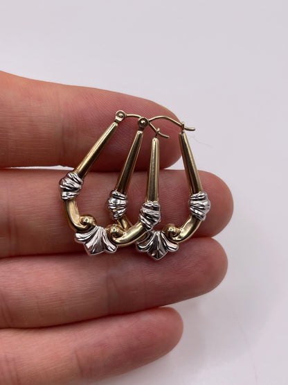 9ct gold Creole earrings