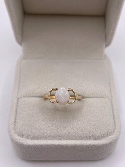 9ct gold opal ring